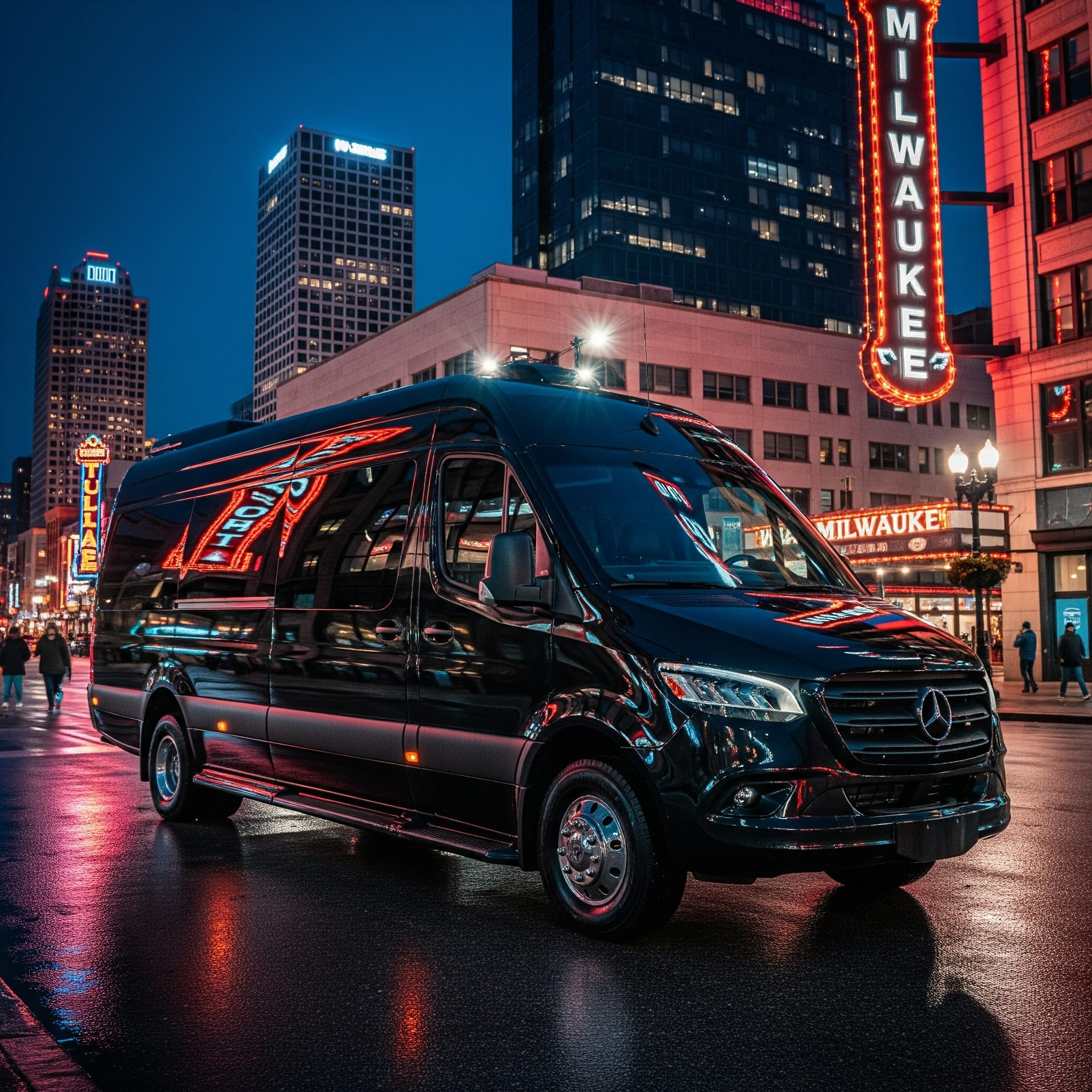 Luxury Sprinter Limo Rental in Milwaukee & Across Wisconsin
