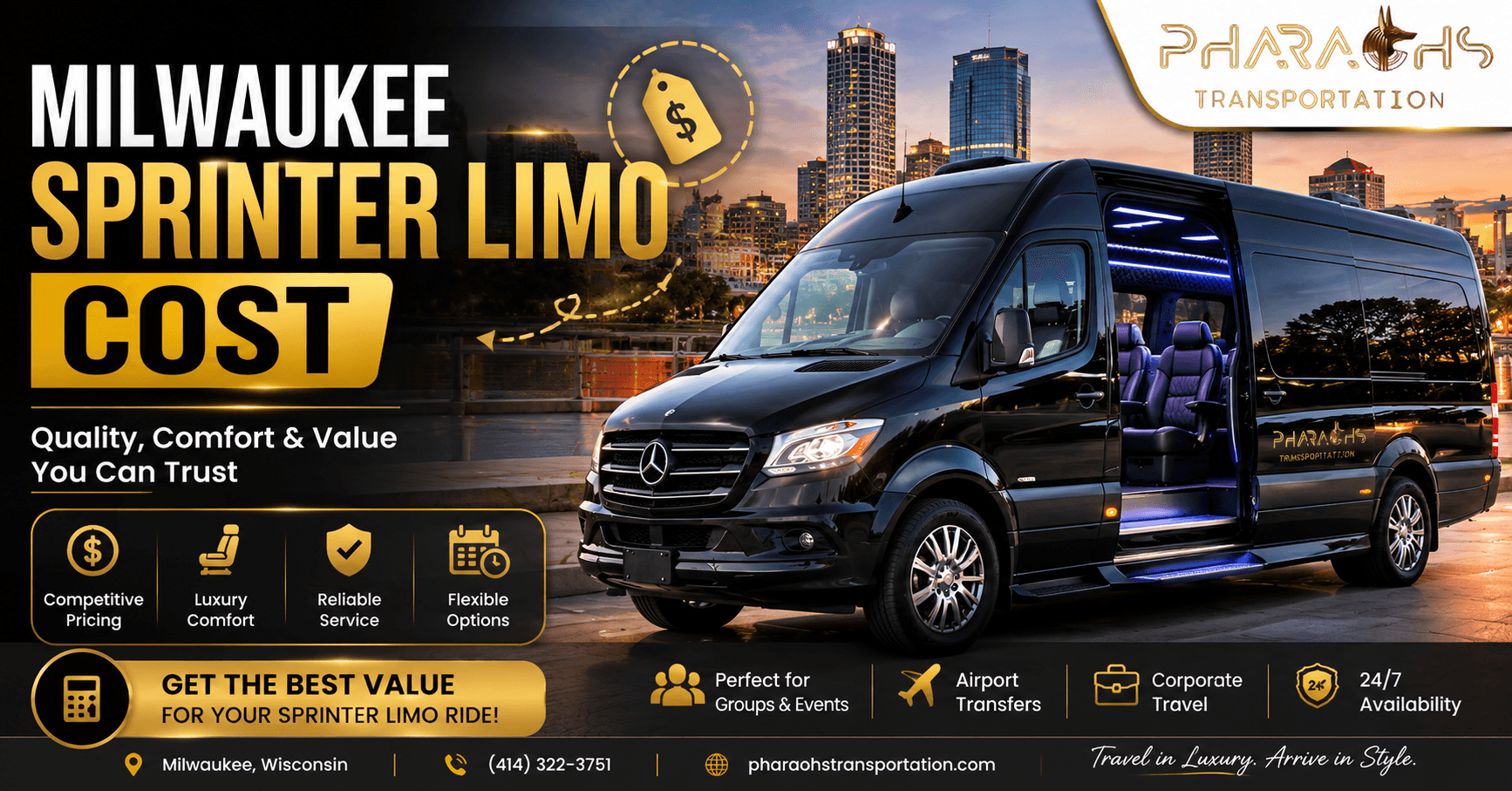 Milwaukee Sprinter Limo Cost Guide