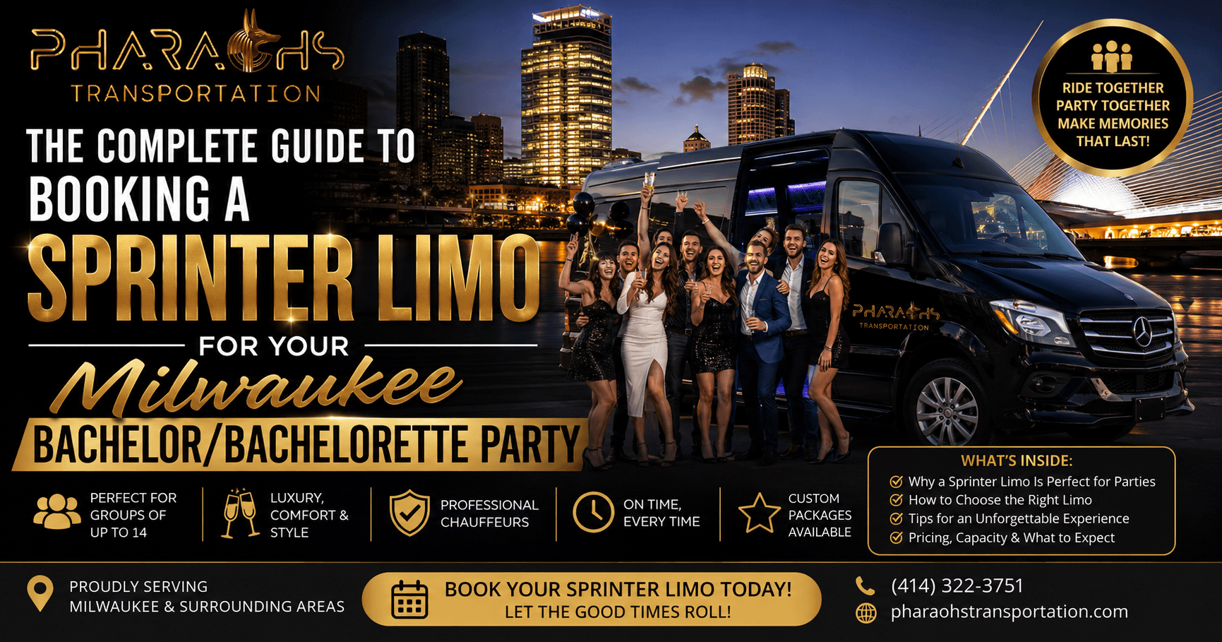 Bachelorette/Bachelor Party Sprinter Milwaukee