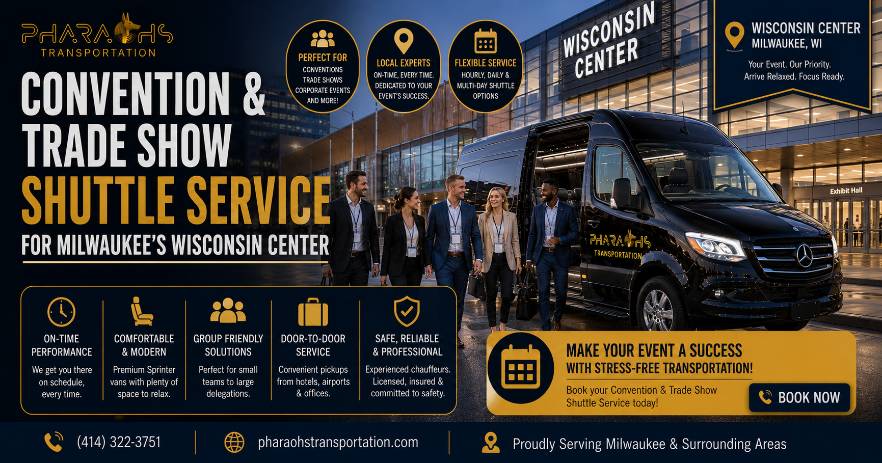 Wisconsin Center Convention Shuttle Sprinter