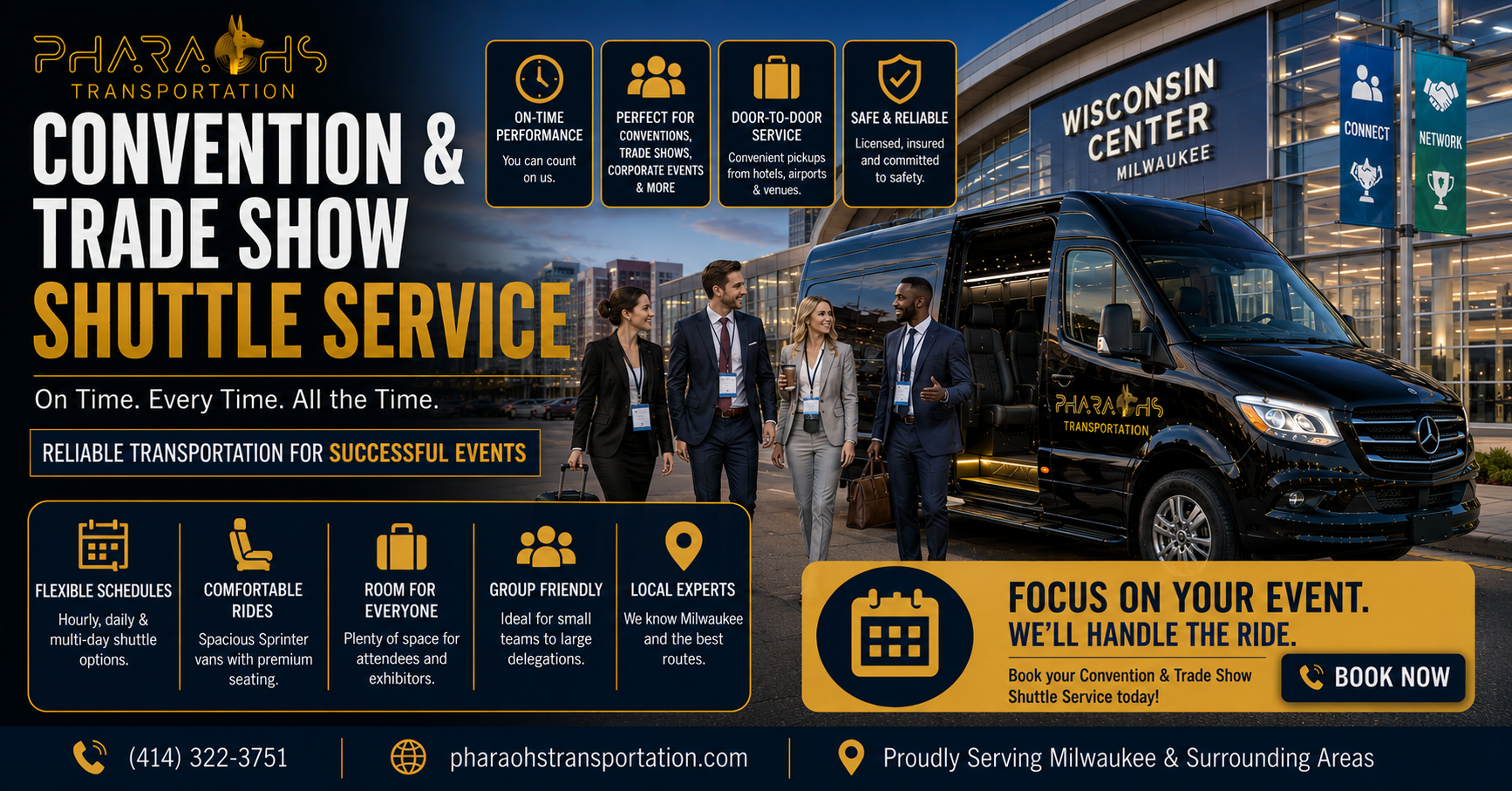 Wisconsin Center Convention Shuttle Sprinter