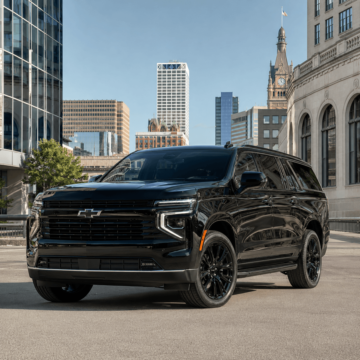 Chevy Suburban limo rental in Milwaukee