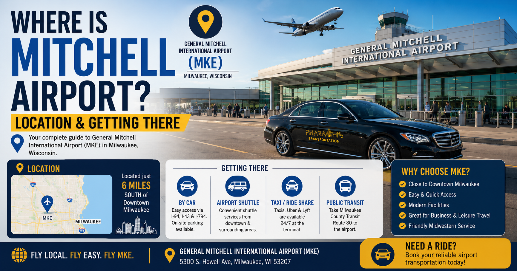 Where Is Mitchell Airport Milwaukee