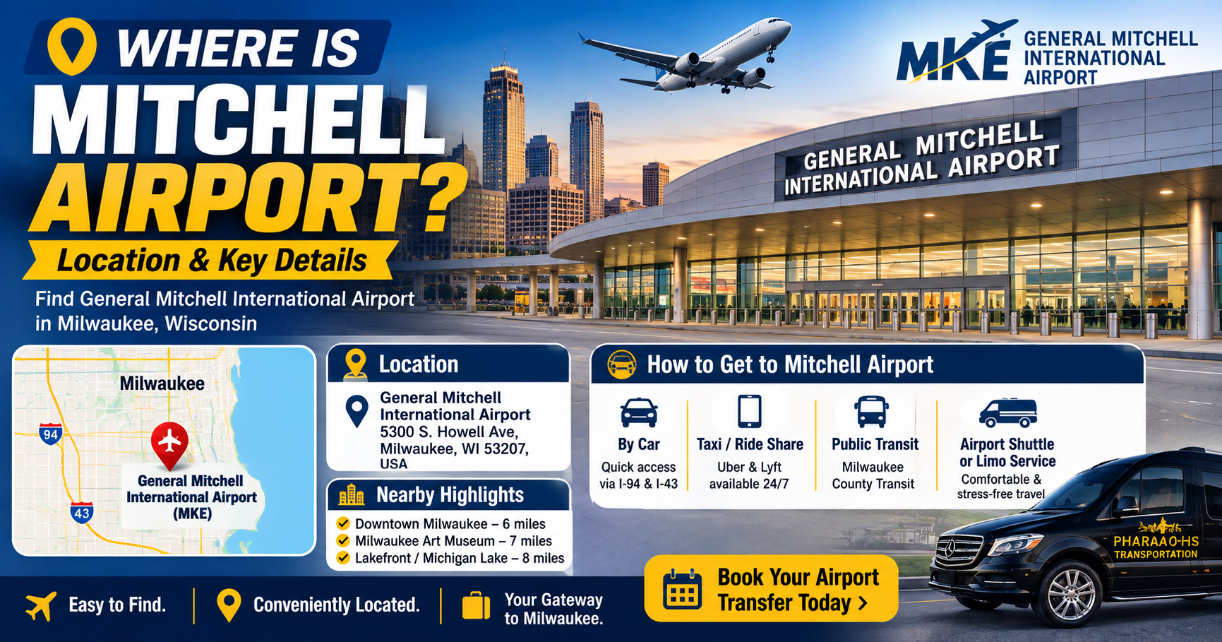 Where Is Mitchell Airport Milwaukee